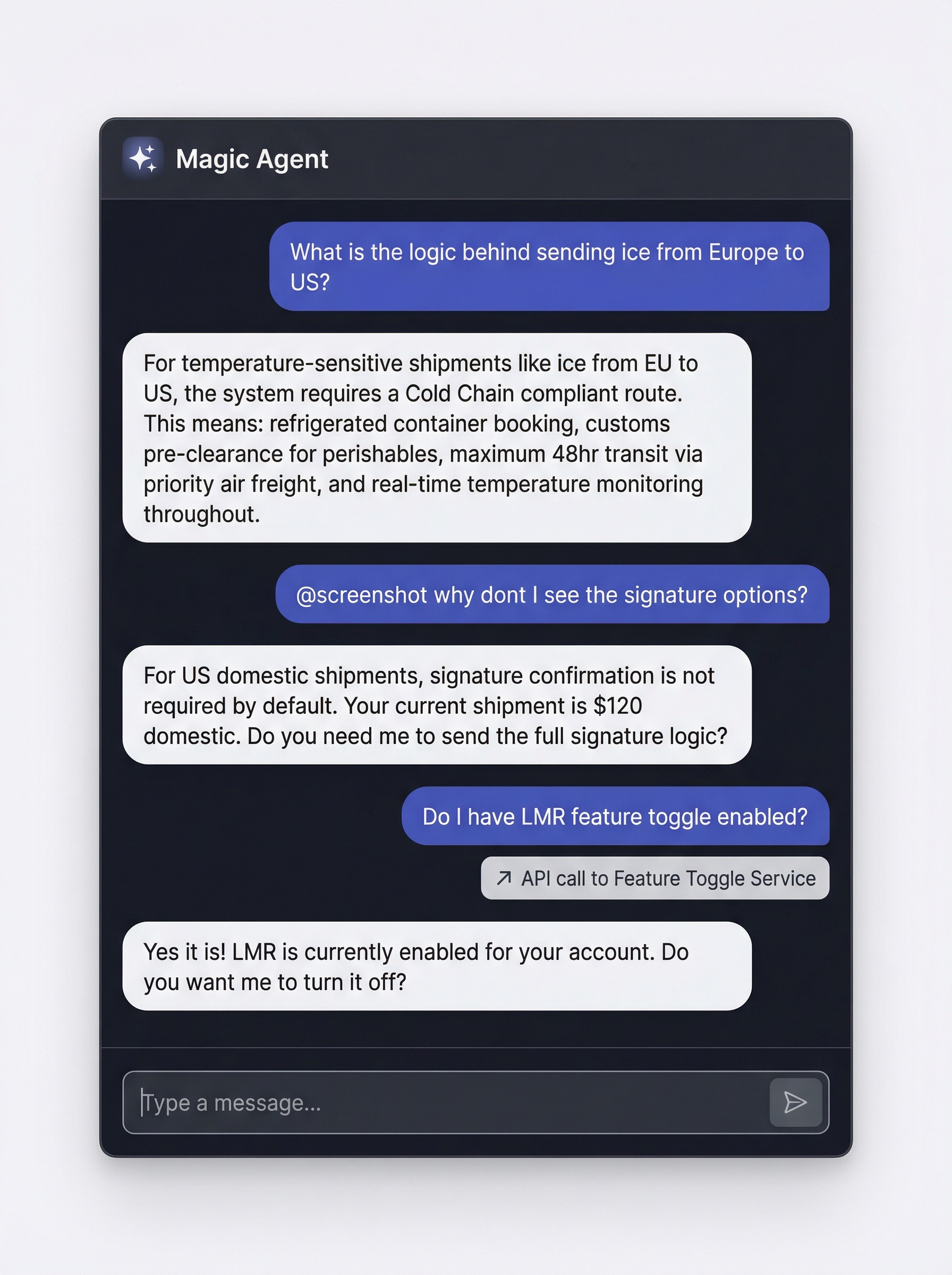 Magic Agent Chrome Extension Chat