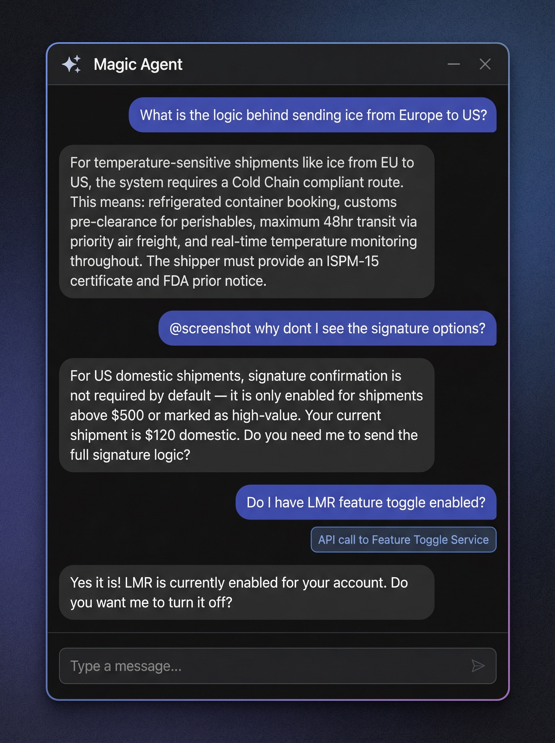 Magic Agent Chrome Extension Chat