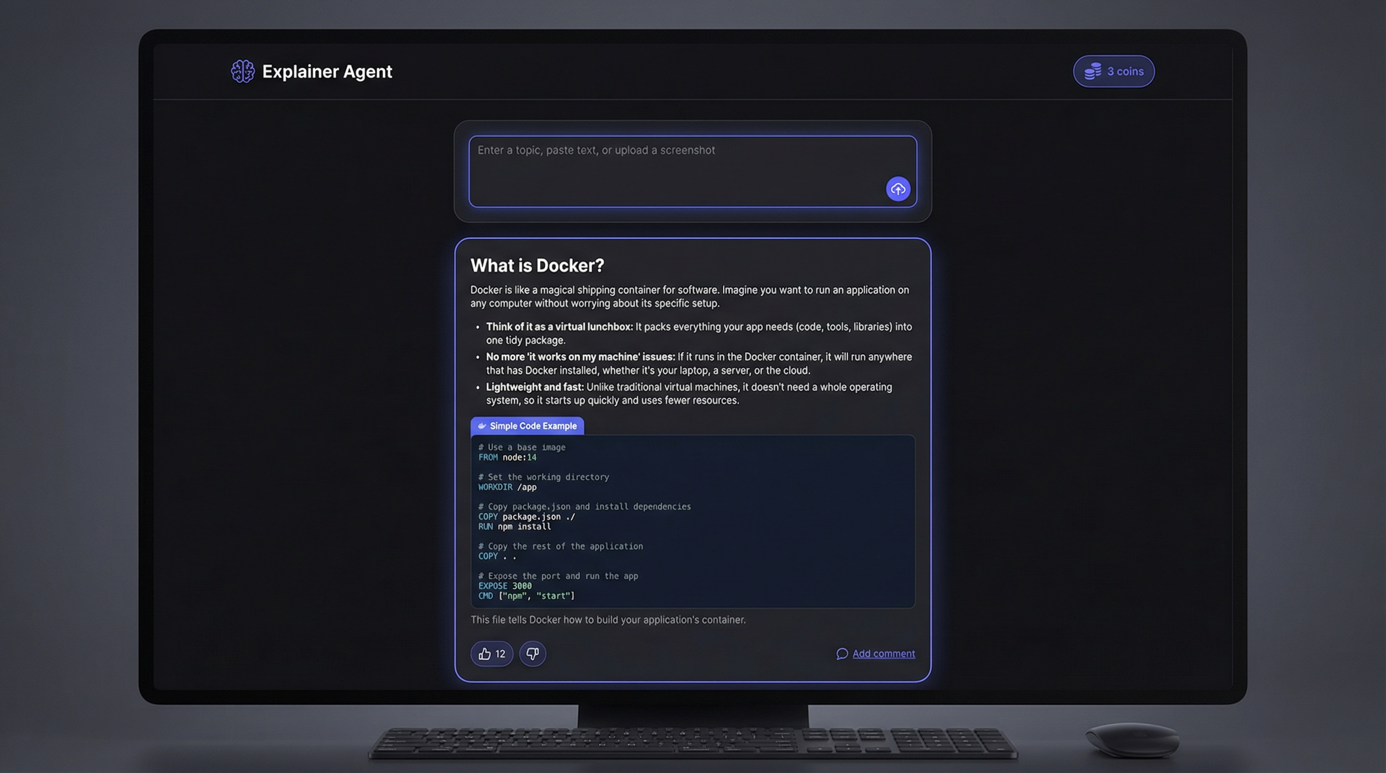 QAcart Explainer Agent